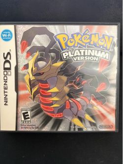 Authentic Pokémon Platinum Case (NO GAME) With original inserts.
