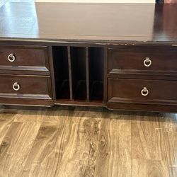 Used Solid Wood Coffee Table 