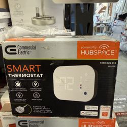Wi-Fi and Bluetooth Enabled Smart Programmable Thermostat with Schedules Powered by Hubspace