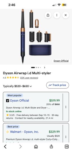 Dyson air wrap