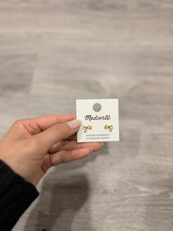 Madewell Bow Stud Earrings