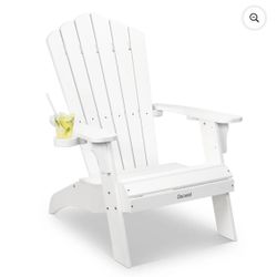 White Adirondack Patio Chair - AC01 (We Have Multiple Available - Price Is Per Chair)