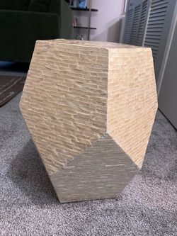 Pentagonal side table
