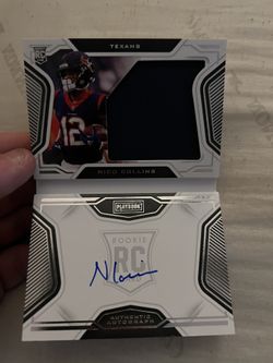 Nico Collin’s Rookie Auto Patch $250 OBO