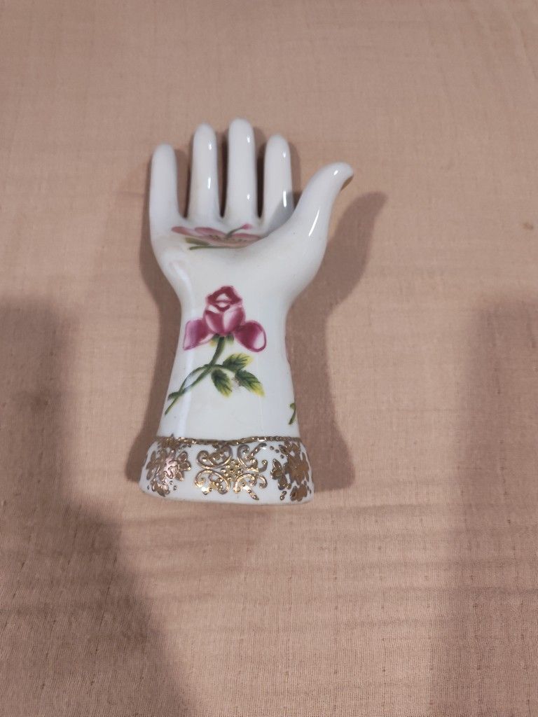 Antique Nippon Porcelain Ring Holder