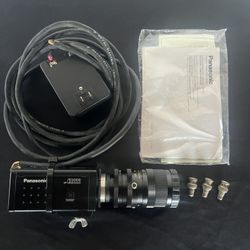 Panasonic GP-KR222 Industrial Digital 1/2" CCD Color Camera w/ Lens, Manual