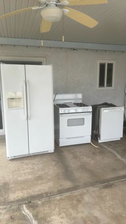 Fridge,stove,dishwasher