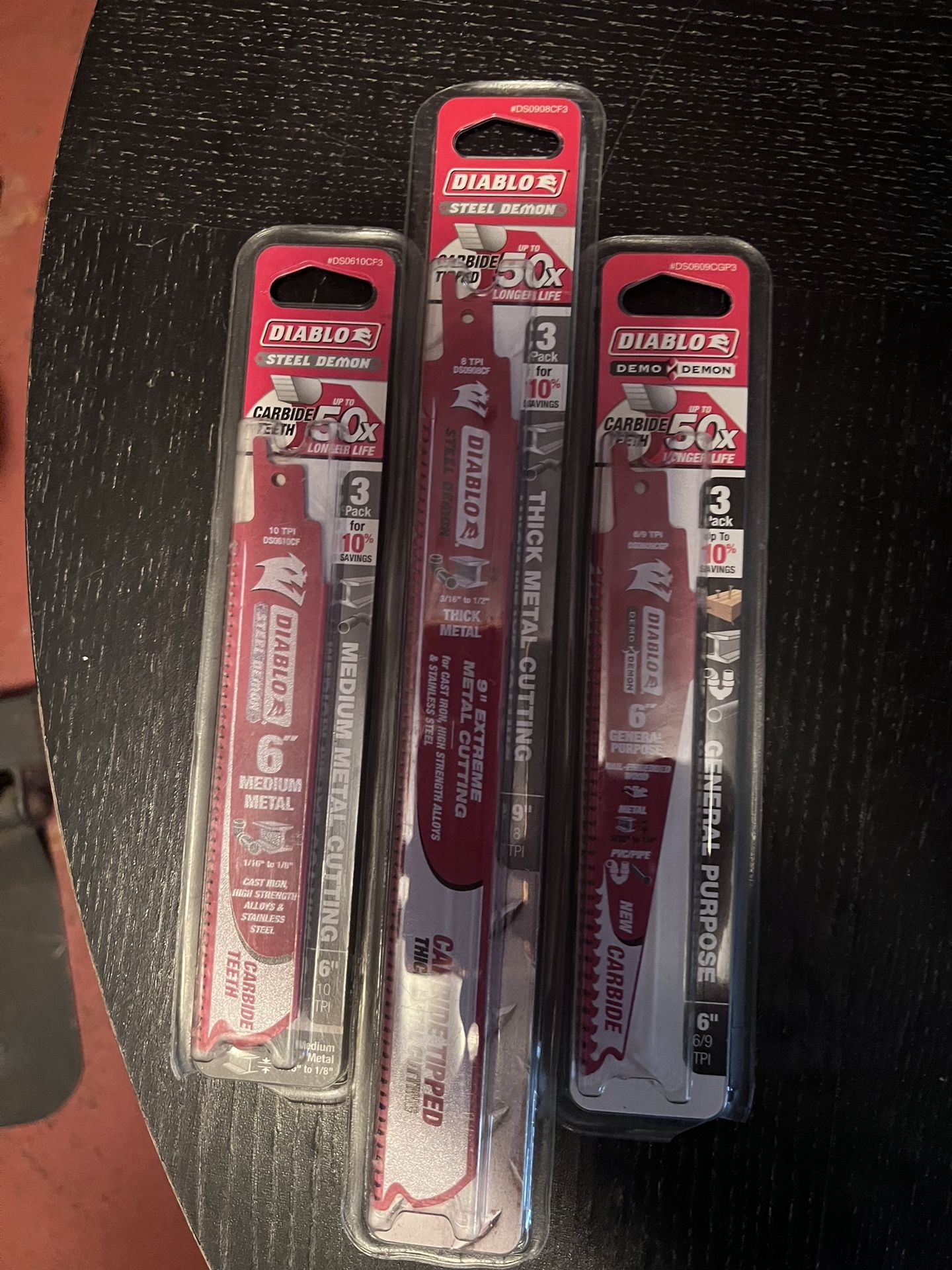 Diablo Sawzall Blades