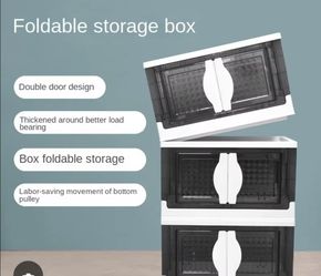 Stackable And Foldable Storage Boxes