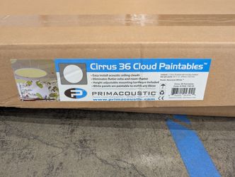 Primacoustic Cirrus 36 Circular Acoustic Ceiling Clouds, Paintable Sound Panels