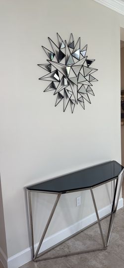 Entrance Table and Mirror