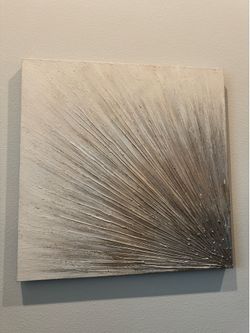 Textured abstract wall art canvas