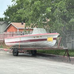 Boat And Trailer As Is 