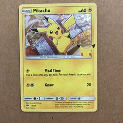 2021 McDonalds Pokémon Pikachu Holo Card Plus Extras