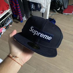 Supreme Box Logo New York Yankee Hat