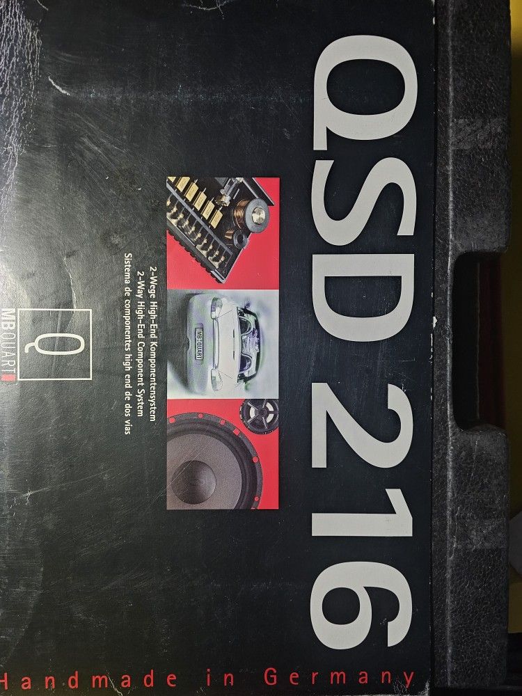 MB Quart QSD 216  car  Audio component speakers 