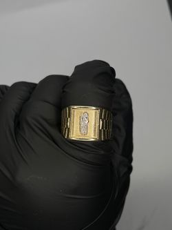 San Judas ring rolex style 14k