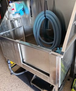 Stainless Steel Dog Grooming Tub