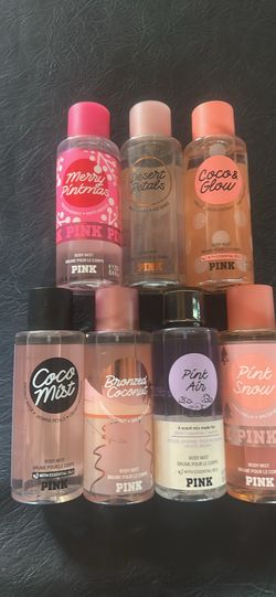 Pink body sprays