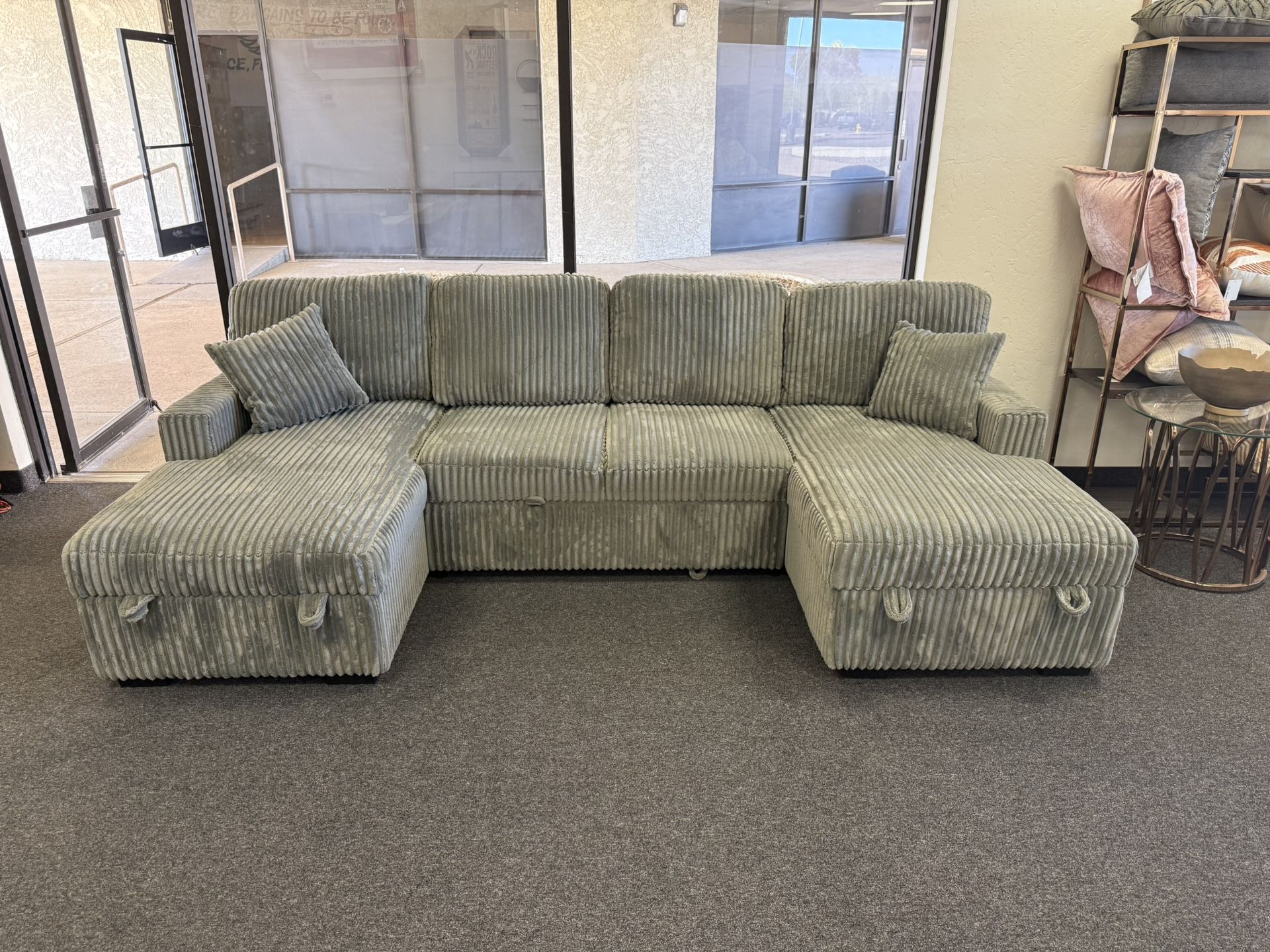 Sectional Sleeper With Storage Chaise