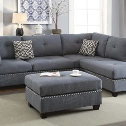 Sectional Sofa + Ottoman