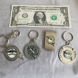 Pick 1-Florida Marlins keychain/Money clip