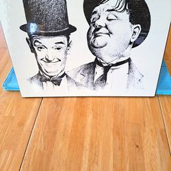 Vintage Laurel & Hardy Plaque
