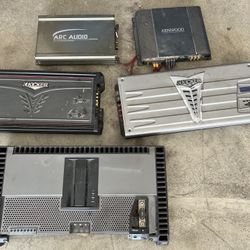 Car Audio amps Kicker Rockford Fosgate Arc Audio