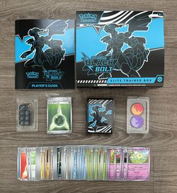 Emptied Pokémon Scarlet & Violet Black Bolt ETB