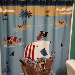 Pirate Shower Curtain