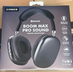 Max Pro Wireless Headphones - Black