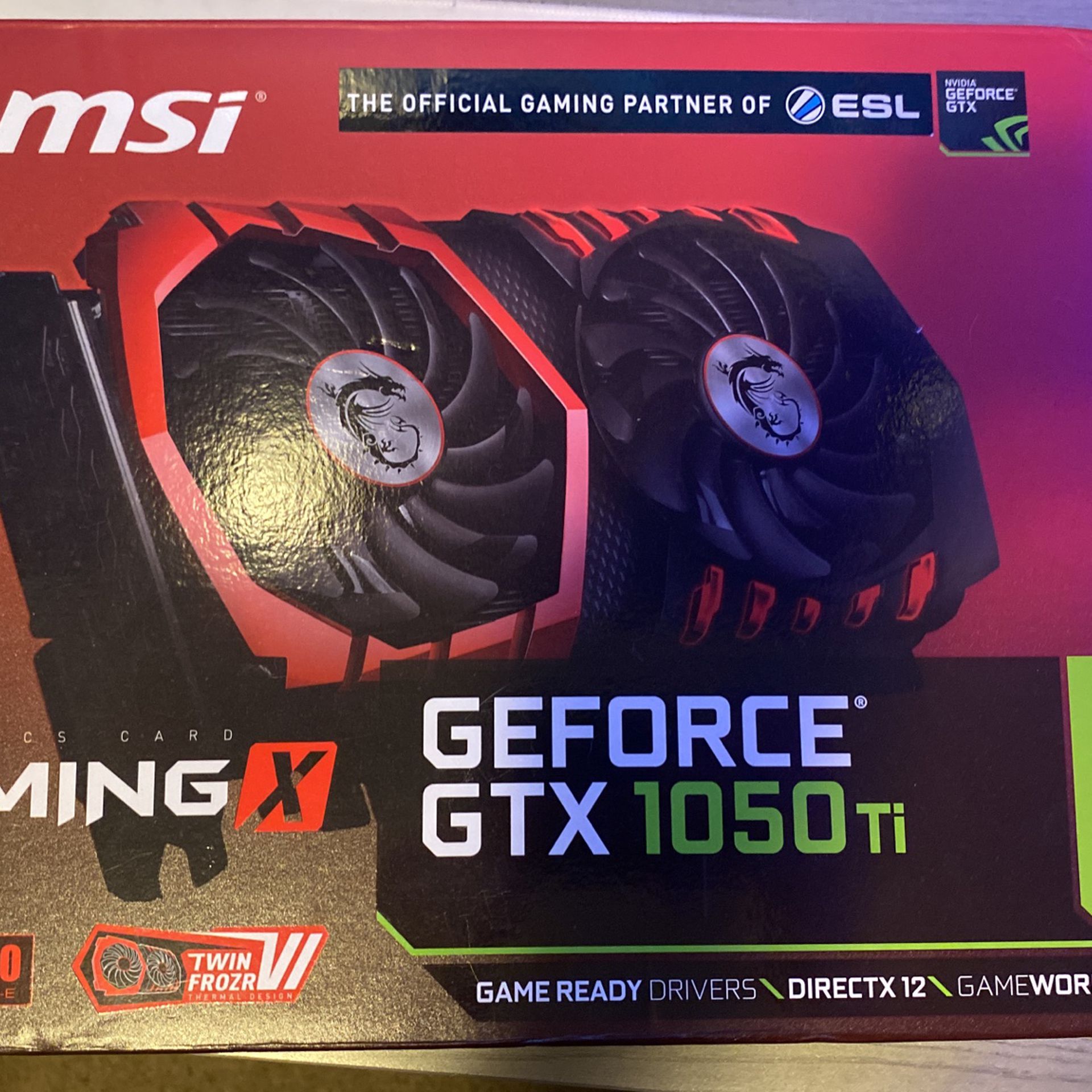 Msi GeForce Gtx 1050 Ti