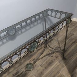 Glass Console Table 