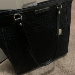 Tommy Hilfiger Black Tote Bag