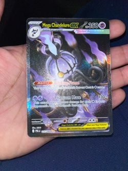 Pokemon TCG Mega Chandelure EX 115/084 Phantom Forces Full Art Holo Ultra Rare