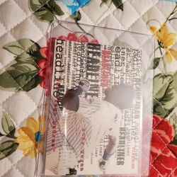 Tony Gwynn Fleer Headliner Insert Baseball Card 