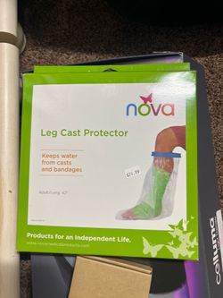 Leg cast protector