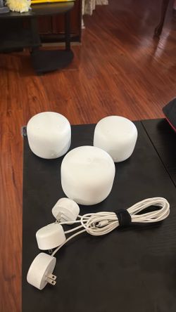 Google home router with 2 extenders