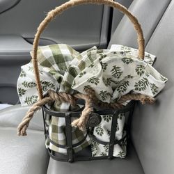 Wine Caddy Dish Towel Holder