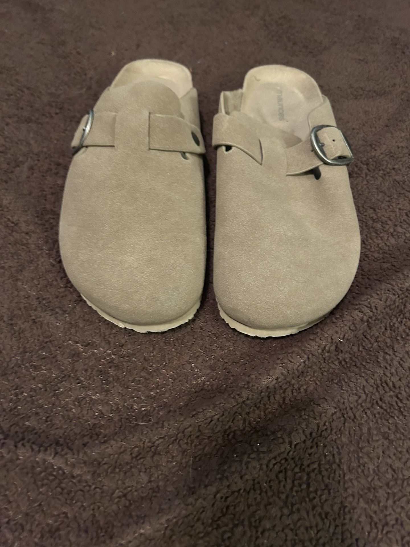 New Tan Maurices Slides