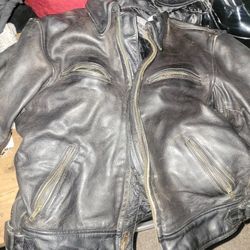 Large Leather Jacket 
