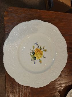 42 Pieces of Vintage Birbeck Rose 1920s Dinnerware