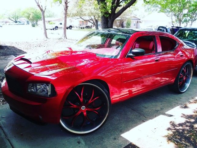 Dodge charger custom on 28s v6