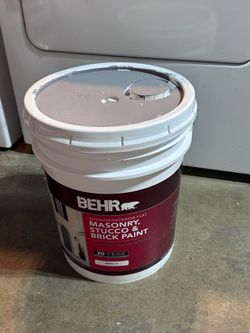5 Gallon Paint Pintura Gray Gris Stucco Masonry Exterior
