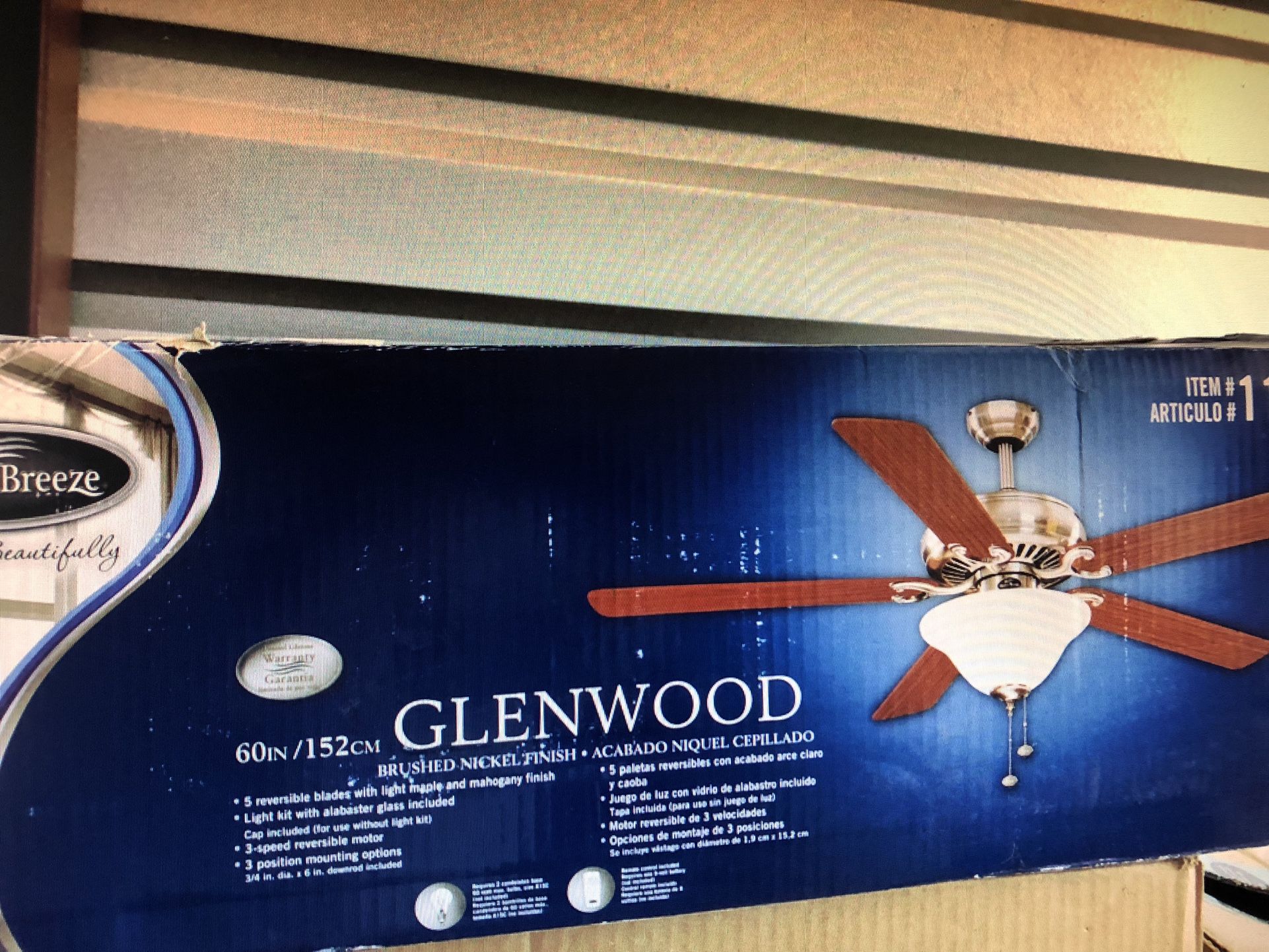 *NEW* Glenwood Harbor Breeze CEILING FAN