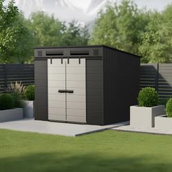 Suncast Modernist 8'x7' Dual Barn Door Storage Shed $999.99
