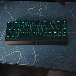 Razer BlackWidow V3 Mini HyperSpeed 65% Wireless Mechanical Keyboard.