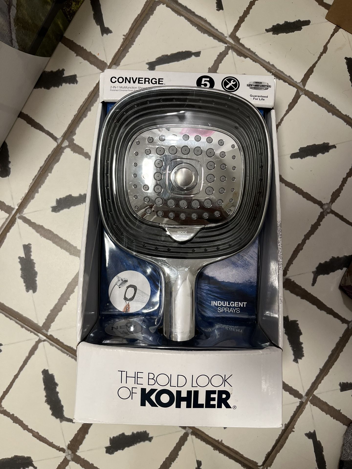 Brand New Kohler Stainless Steel Shower Head