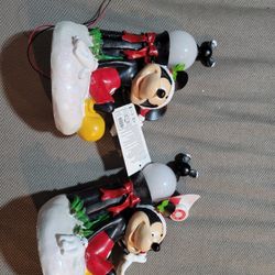 Disney Mickey Holiday Garden Statue