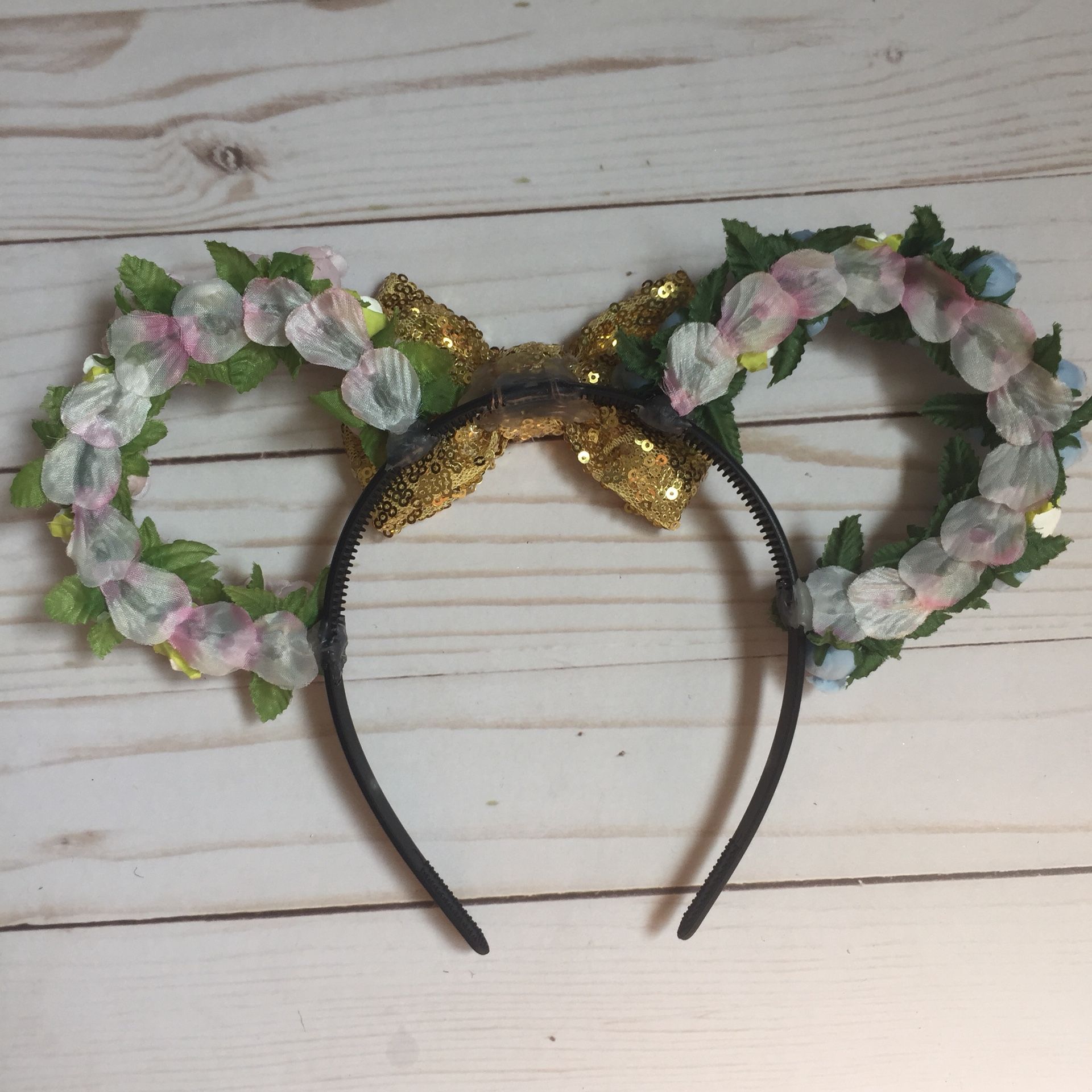 Floral Wire Minnie Mouse Ears